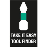 Wera Kraftform Kompakt Stubby Magazin RA 2, Bit-Satz schwarz/grün, 6-teilig, 1/4", mit Ratschenfunktion