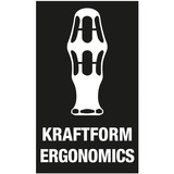Wera Kraftform Kompakt Stubby Magazin RA 2, Bit-Satz schwarz/grün, 6-teilig, 1/4", mit Ratschenfunktion