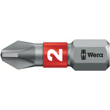 Wera Kraftform Kompakt Stubby Magazin RA 2, Bit-Satz schwarz/grün, 6-teilig, 1/4", mit Ratschenfunktion