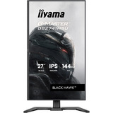 iiyama G-Master GB2741HSU-B1 Black Hawk, Gaming-Monitor 68.6 cm (27 Zoll), schwarz (matt), FullHD, IPS, HDMI, DP, Free-Sync, USB-Hub, Höhenverstellung, 144Hz Panel