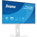 iiyama ProLite XB2797QSU-W1, LED-Monitor 68.5 cm (27 Zoll), weiß (matt), QHD, IPS, HDMI, DP, USB-Hub, Ergonomischer Standfuß