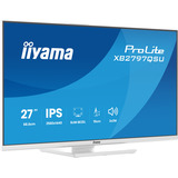 iiyama ProLite XB2797QSU-W1, LED-Monitor 68.5 cm (27 Zoll), weiß (matt), QHD, IPS, HDMI, DP, USB-Hub, Ergonomischer Standfuß