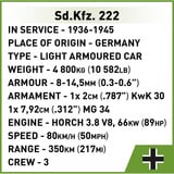 COBI Sd.Kfz. 222, Konstruktionsspielzeug 