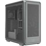 Cooler Master MasterFrame 600 Mesh ARGB , Tower-Gehäuse silber, Tempered Glass