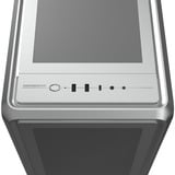 Cooler Master MasterFrame 600 Mesh ARGB , Tower-Gehäuse silber, Tempered Glass