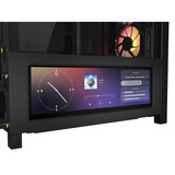 Corsair FRAME 4000D LCD RS ARGB, Tower-Gehäuse schwarz, Tempered Glass, Touchscreen