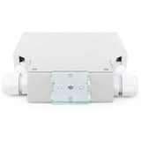 Digitus LWL-Hutschienenbox OS2 bestückt SC-Adapter und Pigtail, Spleißbox 