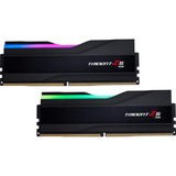 G.Skill DIMM 32 GB DDR5-6400 (2x 16 GB) Dual-Kit, Arbeitsspeicher schwarz, F5-6400J3039G16GX2-TZ5RK, Trident Z5 RGB, INTEL XMP