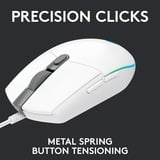 Logitech Gaming G203 LIGHTSYNC, Gaming-Maus weiß