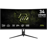 MSI MAG 342CQRFDE E20, Gaming-Monitor 86.4 cm (34 Zoll), schwarz, UWQHD, Curved, HDMI, DP, FreeSync-Premium, 200Hz Panel