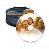 MediaRange DVD+R DL 8,5 GB, DVD-Rohlinge 8fach, 25 Stück, bedruckbar