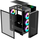 Ocypus Gamma C60 ARGB , Tower-Gehäuse schwarz, Tempered Glass