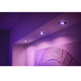 Philips HUE White & Color Ambiance Centura Einbauspot, LED-Leuchte schwarz, rund