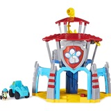 Spin Master Paw Patrol - Dino Hauptquartier, Spielgebäude Inkl. Basis Fahrzeug, Rex Welpen-Figur