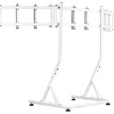 Thermaltake Triple Monitor Stand Snow, für Racing Simulator Cockpit GR500, Monitorhalterung weiß, für Monitore 32" - 55"