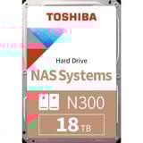 Toshiba N300 18 TB, Festplatte SATA 6 Gb/s, 3,5", Bulk