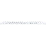 Apple Magic Keyboard mit Ziffernblock, Tastatur silber/weiß, UK-Layout, Rubberdome