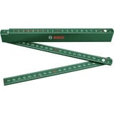 Bosch Holzgliedermaßstab 2m Zollstock, Messlatte grün