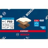 Bosch Professional Expert C470 Schleifblatt, 93mm, K60 50 Stück, für Deltaschleifer