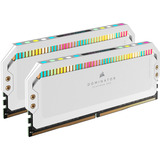 Corsair DIMM 64 GB DDR5-5600 (2x 32 GB) Dual-Kit, Arbeitsspeicher weiß, CMT64GX5M2B5600C40W, Dominator RGB, INTEL XMP