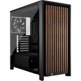 Corsair FRAME 4000D WOOD RS, Tower-Gehäuse schwarz/holz, Tempered Glass