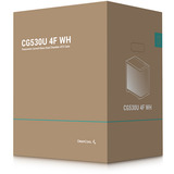 DeepCool CG530U 4F WH, Tower-Gehäuse weiß, Gebogene Glasvitrine