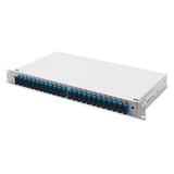 Digitus LWL Spleißbox, 1HE, bestückt, 24x SC DX, OS2 
