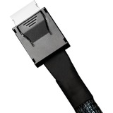Icy Dock Kabel SlimSAS x8 SFF-8654 > 2x OCuLink x4 SFF-8611 schwarz, 50cm