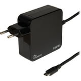 Inter-Tech Ladegerät Argus PD-2100, USB-C Charger schwarz, 1,80m Kabel, PD 3.0, 100 Watt