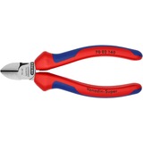 KNIPEX Seitenschneider 70 02 140, Schneid-Zange rot/blau, Länge 140mm