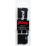 Kingston FURY DIMM 32 GB DDR5-6400, Arbeitsspeicher schwarz, KF564C32BBEA-32, FURY Beast RGB, INTEL XMP, AMD EXPO