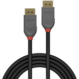 Lindy DisplayPort 1.4 Kabel, Anthra Line schwarz, 5 Meter