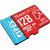 Team Group APEX SD7.1 128 GB SDXC, Speicherkarte rot/blau, MicroSD Express