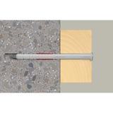 fischer Langschaftdübel DuoXpand 8x100 T  hellgrau/rot, 10 Stück