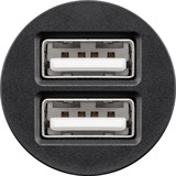 goobay Dual-USB Auto Ladegerät (2xUSB) schwarz