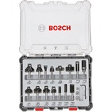 Bosch Professional Fräser-Set, 15-teilig 8mm-Schaft