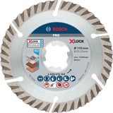 Bosch Professional PRO Diamanttrennscheibe X-LOCK MultiMaterial, Ø 125 mm 2 Stück, Bohrung 22,23 mm