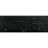 CHERRY STREAM PROTECT KEYBOARD WIRELESS, Tastatur schwarz, DE-Layout, SX-Scherentechnologie