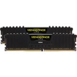 Corsair DIMM 16 GB DDR4-2133 (2x 8 GB) Dual-Kit, Arbeitsspeicher schwarz, CMK16GX4M2A2133C13, Vengeance LPX, INTEL XMP