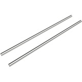 EKWB EK-Loop Metal Tube 14mm 0.5m - Satin Titanium, Rohr silber, 2x 0,5 Meter