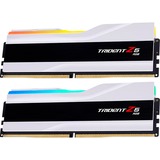 G.Skill DIMM 64 GB DDR5-6400 (2x 32 GB) Dual-Kit, Arbeitsspeicher weiß, F5-6400J3239G32GX2-TZ5RW, Trident Z5 RGB, INTEL XMP