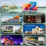Hisense 40A49S, LED-Fernseher 100 cm (40 Zoll), schwarz, HD Feature TV
