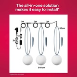 INNR Outdoor Smart Globe Light Colour 3er-Pack, LED-Leuchte ersetzt 33 Watt