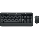 Logitech MK540 Advanced, Desktop-Set DE-Layout, 2,4-GHz-Unifying, für Windows, kompatibel mit PC/Notebook