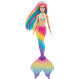 Mattel Barbie Dreamtopia Regenbogenzauber Meerjungfrau Puppe mit Farbwechsel 