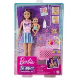 Mattel Barbie "Skipper Babysitters Inc." Puppe mit Gitterbett, Baby & Zubehör 