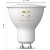 Philips Hue White Ambiance GU10 Smarter Sport Doppelpack, LED-Lampe 