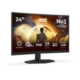 AOC AGON C24G42FE, Gaming-Monitor 59.9 cm (23.6 Zoll), schwarz, FullHD, VA, Curved, HDMI, DP, 180Hz Panel