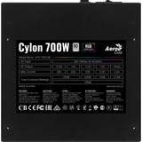 Aerocool Cylon 700W, PC-Netzteil schwarz, 4x PCIe, 700 Watt