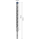 Bosch Expert Hammerbohrer SDS-plus-7X, Ø 16mm, 10 Stück Arbeitslänge 200mm